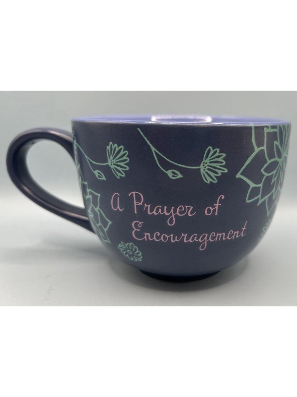 “A Prayer Of Encouragement” Mug Psalm 31:24 Scripture LO LID